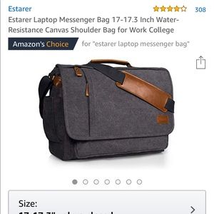 Estarer laptop messenger bag